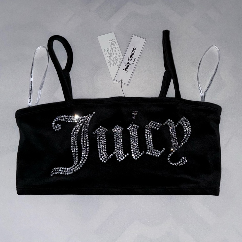 Juicy Couture Black Strap Tube Top